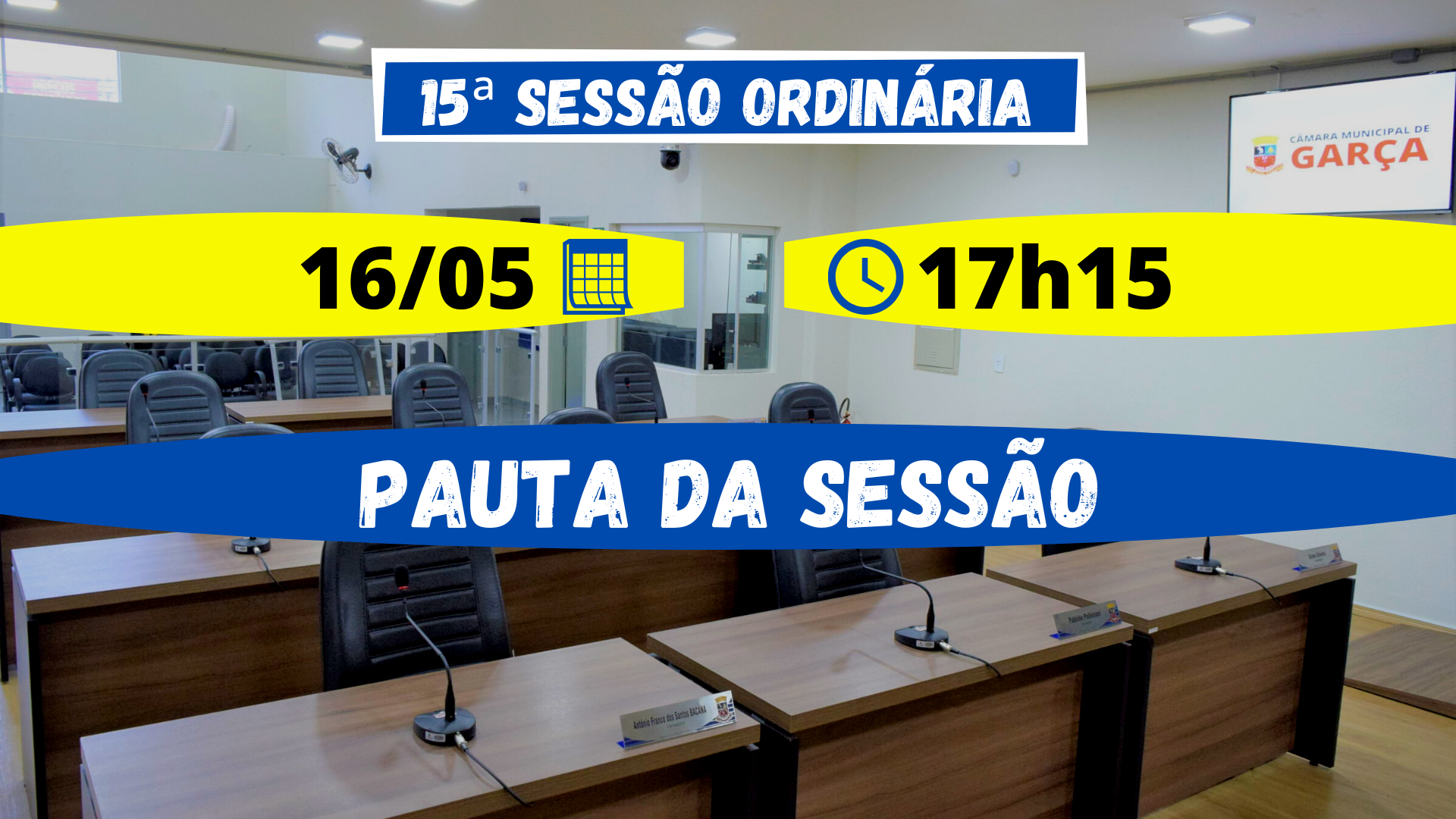 15ª Sessão Ordinária de 2022