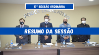 17ª Sessão Ordinária de 2021