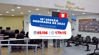 18ª Sessão Ordinária de 2023