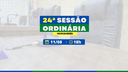 24ª Sessão Ordinária terá uma matéria em pauta