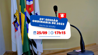 29ª Sessão Ordinária de 2023