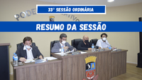 33ª Sessão Ordinária de 2021