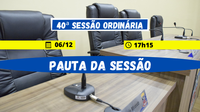 40ª Sessão Ordinária de 2022