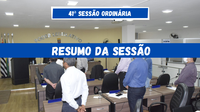 41ª Sessão Ordinária de 2021