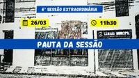 4ª Sessão Extraordinária