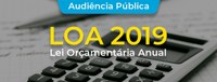 Audiência Pública da LOA será realizada dia 25/10, às 14 horas.