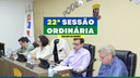 Câmara  aprova dois projetos na última sessão ordinária antes do recesso legislativo