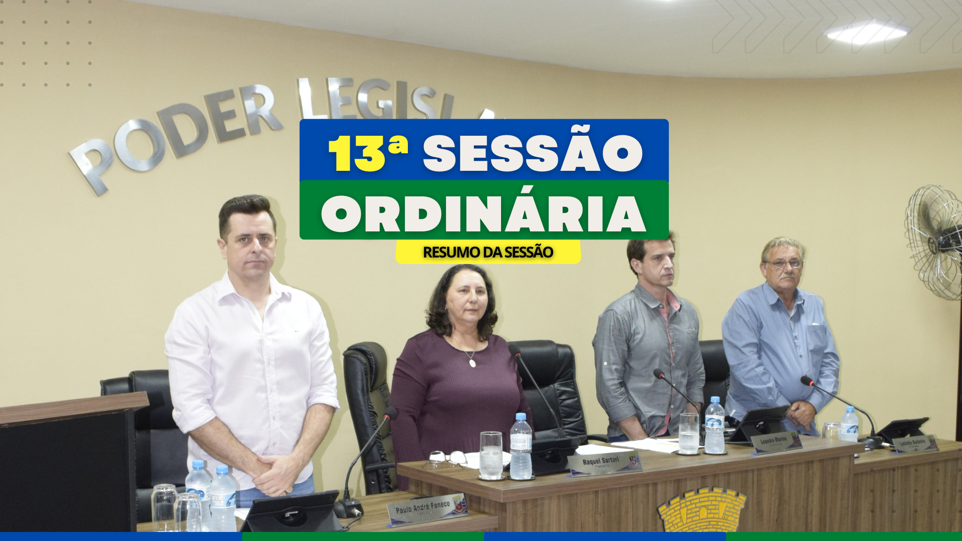Câmara de Garça aprova cinco matérias na 13ª Sessão Ordinária de 2025