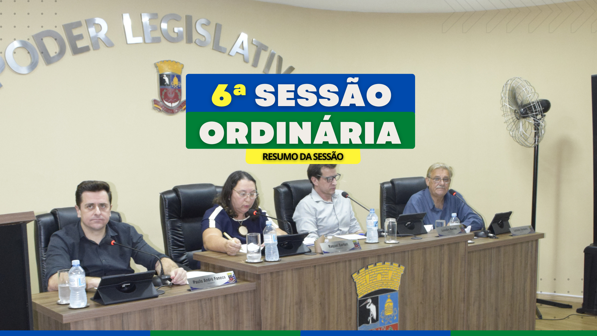 Câmara de Garça aprova projetos voltados à inclusão e preservação do patrimônio histórico na 6ª Sessão Ordinária