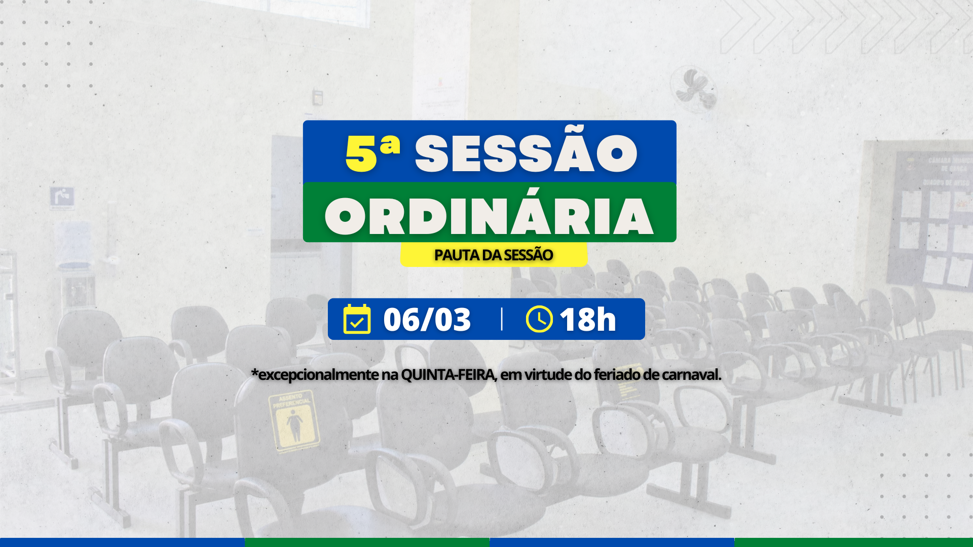 Câmara de Garça realiza 5ª Sessão Ordinária em data excepcional devido ao feriado de Carnaval