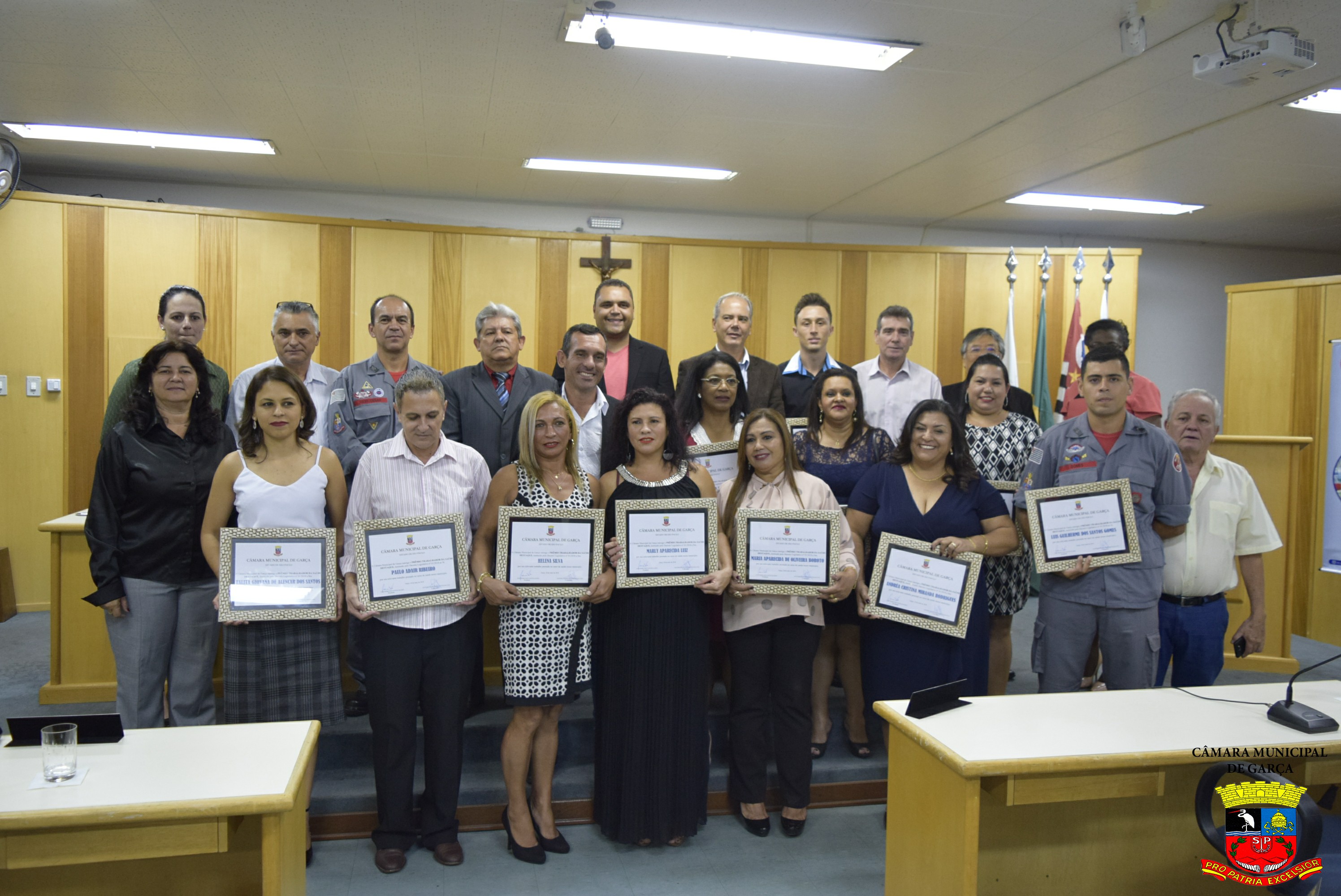 Câmara entregou o Prêmio Trabalhador da Saúde Destaque na noite do dia 18/05.