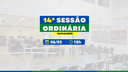 Câmara realiza 14ª Sessão Ordinária com três matérias em discussão e votação únicas