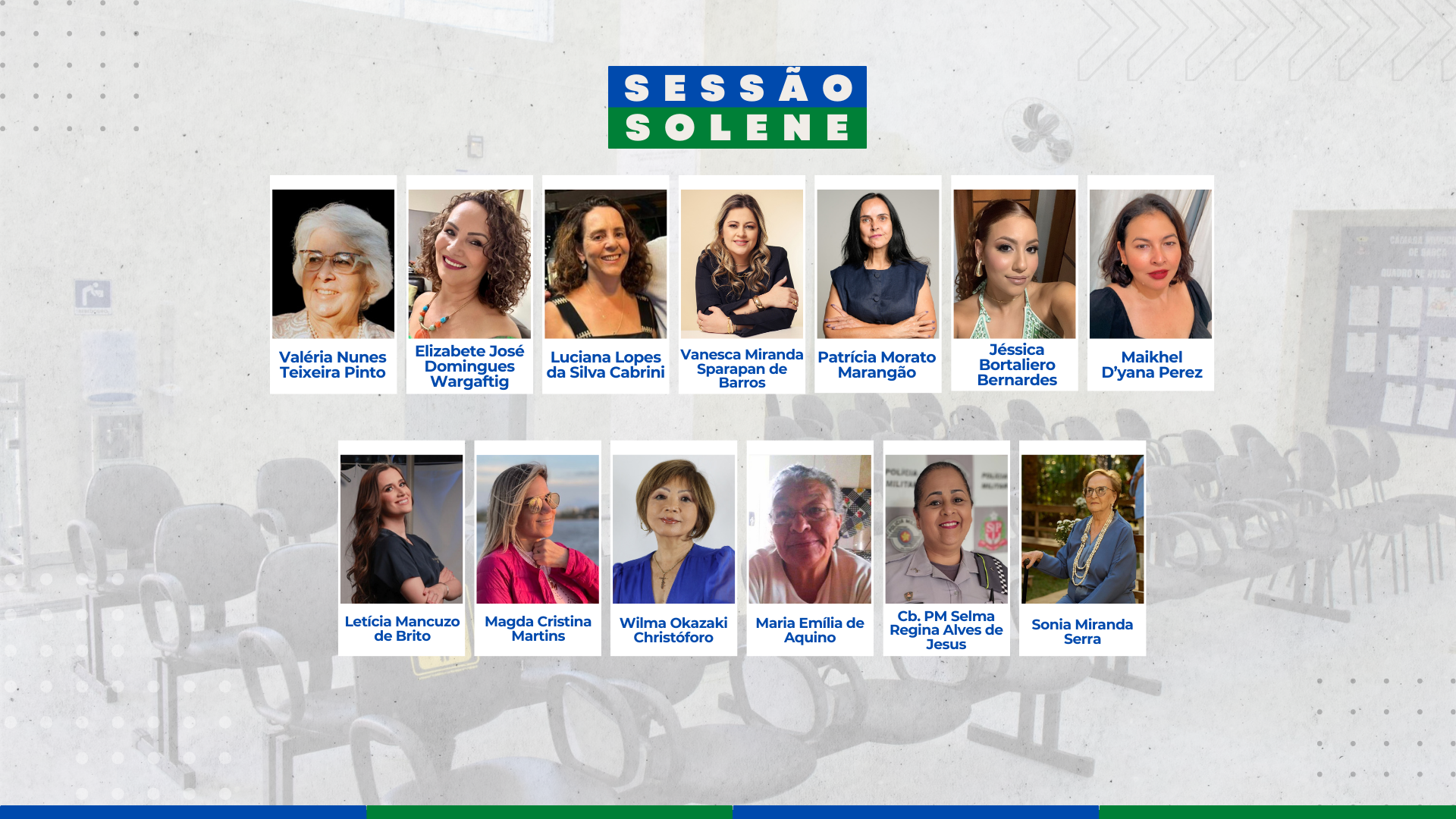 Câmara realizará Sessão Solene para entrega do “Prêmio Mulher Destaque de 2025”