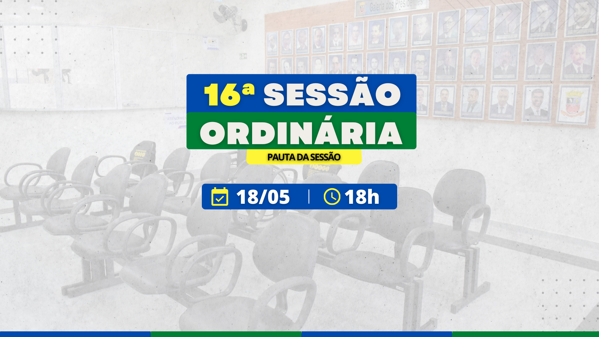 Câmara terá votação sobre sistema de livre passagem e investimentos no SAAE nesta segunda-feira.