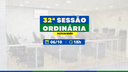 Câmara vota projetos sobre saúde e inclusão social na 32ª Sessão Ordinária   