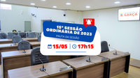 15ª Sessão Ordinária de 2023