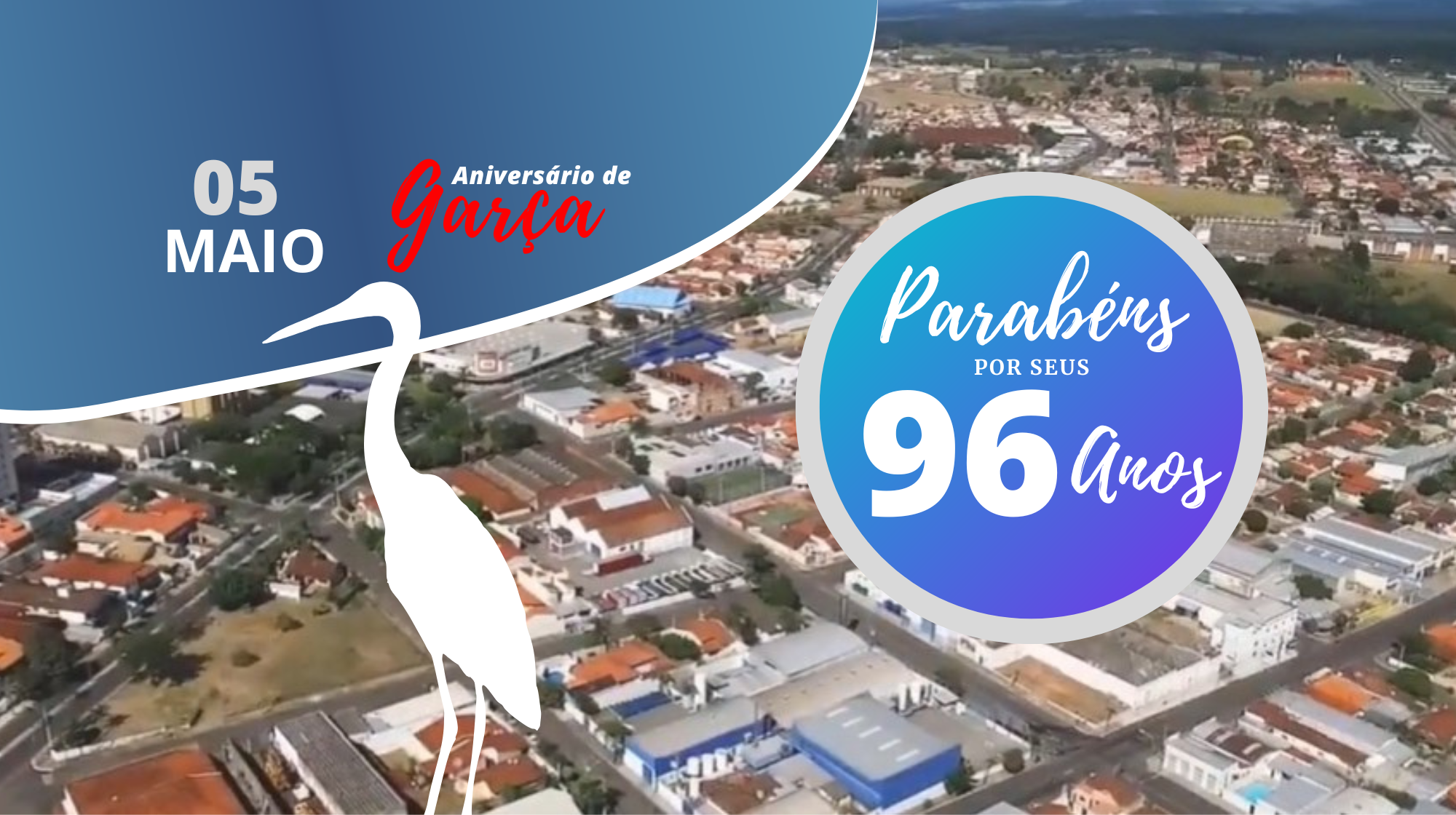 Garça celebra 96 anos de história, cultura e desenvolvimento
