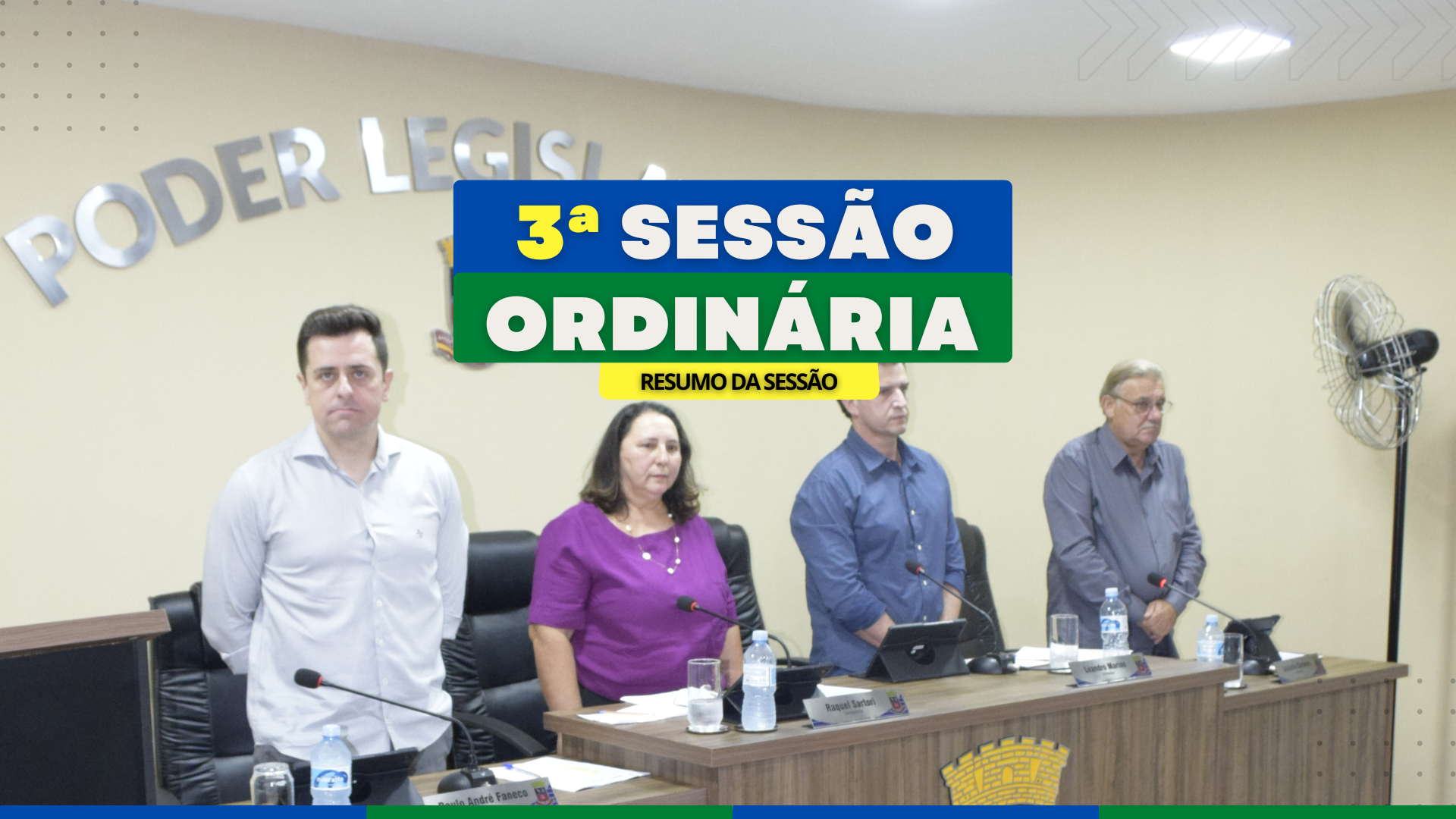 Plenário aprova novo horário para sessões ordinárias. 