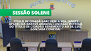 Sessão Solene Sessão Solene