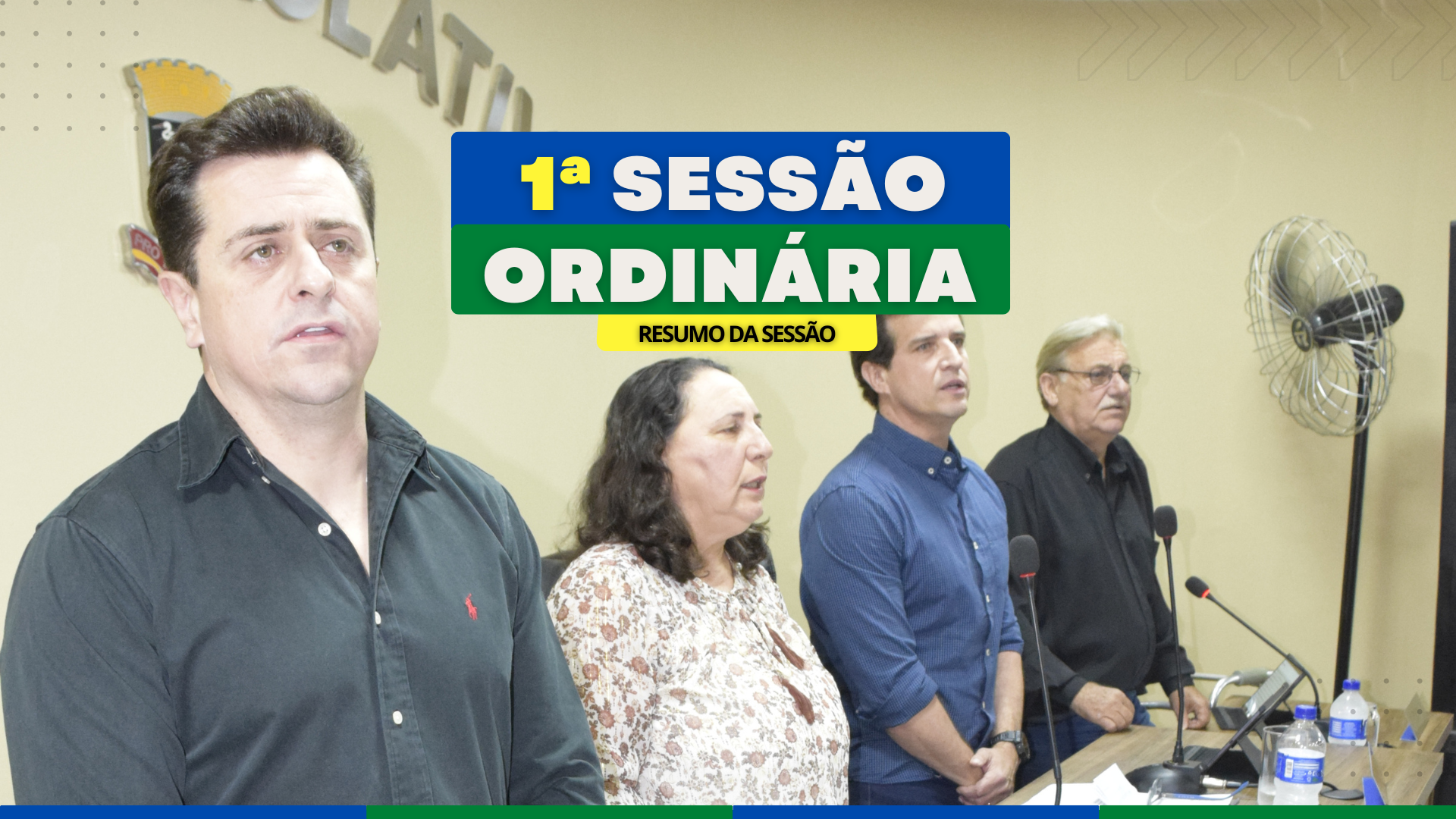 Três matérias estiveram em pauta na Ordem do dia. 