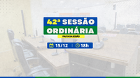Última sessão ordinária do ano será realizada na próxima segunda-feira, 15/12.   